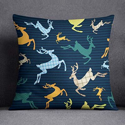 Bonamaison dekorativt kuddöverdrag, polyester, flerfärgad, 45 x 45 cm Bonamaison dekorativt kuddöverdrag, polyester, flerfärgad, 45 x 45 cm