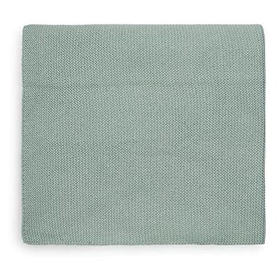 Jollein Basic stickad filt, skogsgrön, 75 x 100 cm Jollein Basic stickad filt, skogsgrön, 75 x 100 cm