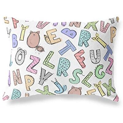Bonamaison dekorativt kuddöverdrag slumpmässigt mönster, prydnadskuddöverdrag, heminredning örngott för vardagsrum, soffa, sovrum, storlek: 35 x 50 cm – designad och tillverkad i Turkiet Bonamaison dekorativt kuddöverdrag slumpmässigt mönster, prydnadskuddöverdrag, heminredning örngott för vardagsrum, soffa, sovrum, storlek: 35 x 50 cm – designad och tillverkad i Turkiet
