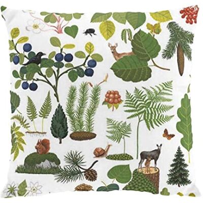 Arvidssons Textil Skogsliv grönt örngott 47 x 47 cm Arvidssons Textil Skogsliv grönt örngott 47 x 47 cm