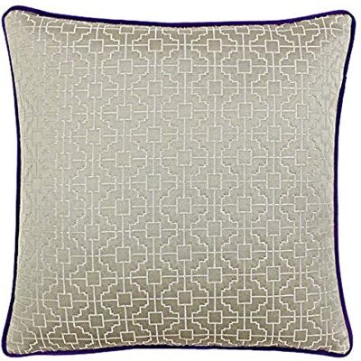Paoletti Belsize Geometriskt Jacquard Kuddfodral - Linne Taupe - One Size Paoletti Belsize Geometriskt Jacquard Kuddfodral - Linne Taupe - One Size