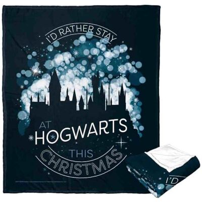 Northwest Harry Potter silke touch överkast, 127 cm x 152 cm, Hogwarts This Christmas Northwest Harry Potter silke touch överkast, 127 cm x 152 cm, Hogwarts This Christmas
