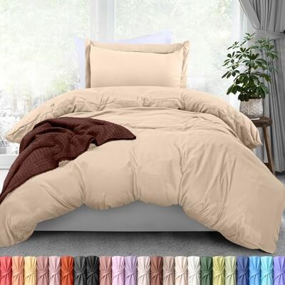Utopia Bedding Utopia Sängkläder, påslakan, dubbelstorleksset – 1 påslakan med 1 örngott – 2 delar täckskydd med dragkedja – ultramjuk borstad mikrofiber, 152 x 230 cm (tvilling/dubbel XL, beige) Utopia Bedding Utopia Sängkläder, påslakan, dubbelstorleksset – 1 påslakan med 1 örngott – 2 delar täckskydd med dragkedja – ultramjuk borstad mikrofiber, 152 x 230 cm (tvilling/dubbel XL, beige)
