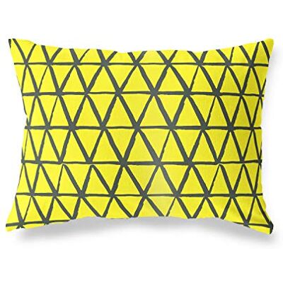 Bonamaison dekorativt kuddöverdrag neon gul & rök, prydnadskuddöverdrag, heminredning örngott för vardagsrum, soffa, sovrum, storlek: 35 x 50 cm designad och tillverkad i Turkiet Bonamaison dekorativt kuddöverdrag neon gul & rök, prydnadskuddöverdrag, heminredning örngott för vardagsrum, soffa, sovrum, storlek: 35 x 50 cm designad och tillverkad i Turkiet
