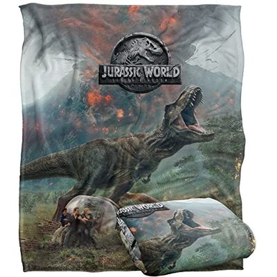 Jurassic World FALLEN KINGDOM TREX affisch silkeslen touch supermjuk filt 152 x 127 cm Jurassic World FALLEN KINGDOM TREX affisch silkeslen touch supermjuk filt 152 x 127 cm