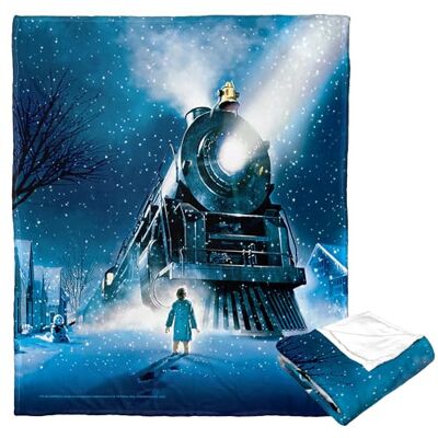 Northwest Polar Express filt i silke, 127 cm x 152 cm, The Arrival Northwest Polar Express filt i silke, 127 cm x 152 cm, The Arrival