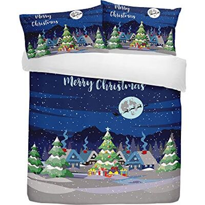 Bedlam Glow in The Dark-Xmas festlig påslakansset, flerfärgad Single, W135cm x L200cm (Duvet Cover), W50cm x L75cm (Pillow Case) flerfärgad Bedlam Glow in The Dark-Xmas festlig påslakansset, flerfärgad Single, W135cm x L200cm (Duvet Cover), W50cm x L75cm (Pillow Case) flerfärgad