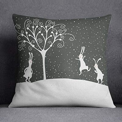 Bonamaison dekorativt kuddöverdrag, polyester, flerfärgad, 45 x 45 cm Bonamaison dekorativt kuddöverdrag, polyester, flerfärgad, 45 x 45 cm