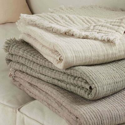 Toison d’or Toison d'or Estrela Plaid, 125 cm x 180 cm storlek, naturlig Toison d’or Toison d'or Estrela Plaid, 125 cm x 180 cm storlek, naturlig