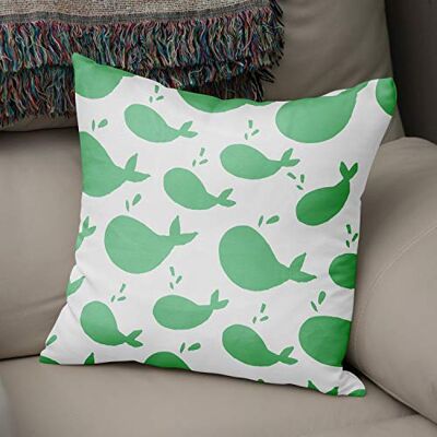 Bonamaison dekorativt kuddöverdrag bensingrön, vit prydnadskuddöverdrag, heminredning örngott för vardagsrum, soffa, sovrum, storlek: 50 x 50 cm Designad och tillverkad i Turkiet Bonamaison dekorativt kuddöverdrag bensingrön, vit prydnadskuddöverdrag, heminredning örngott för vardagsrum, soffa, sovrum, storlek: 50 x 50 cm Designad och tillverkad i Turkiet