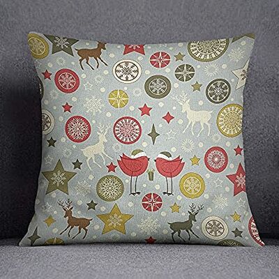 Bonamaison kuddfodral, bomull, flerfärgad, 45 x 45 Bonamaison kuddfodral, bomull, flerfärgad, 45 x 45