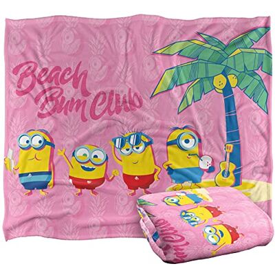 LOGOVISION Minions strand rumpa klubb silkeslen känsla supermjuk filt 152 x 127 cm LOGOVISION Minions strand rumpa klubb silkeslen känsla supermjuk filt 152 x 127 cm