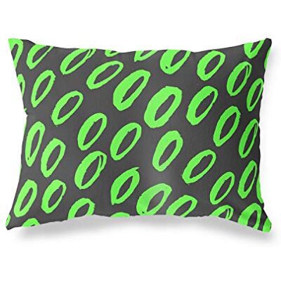 Bonamaison dekorativt kuddöverdrag, neongrön rök prydnadskuddöverdrag, hem dekorativa örngott för vardagsrum, soffa, sovrum, storlek: 45 x 60 cm Designad och tillverkad i Turkiet Bonamaison dekorativt kuddöverdrag, neongrön rök prydnadskuddöverdrag, hem dekorativa örngott för vardagsrum, soffa, sovrum, storlek: 45 x 60 cm Designad och tillverkad i Turkiet