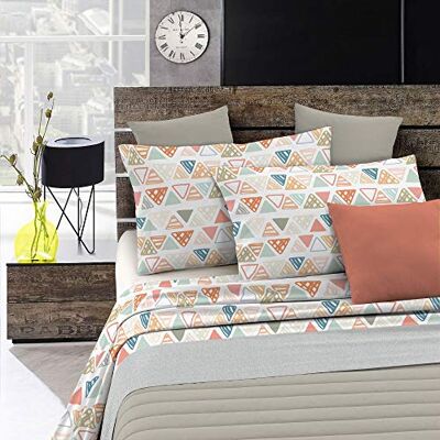 Italian Bed Linen PL-WT-16-2P sängkant med digitalt tryck, WT-16, dubbel Italian Bed Linen PL-WT-16-2P sängkant med digitalt tryck, WT-16, dubbel