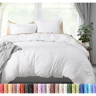 Utopia Bedding Utopia Sängkläder påslakan full storlek set med 2 örngott, 3 delar täckskydd med blixtlåsstängning, ultramjukt borstad mikrofiber, 203 x 230 cm (full, vit) Utopia Bedding Utopia Sängkläder påslakan full storlek set med 2 örngott, 3 delar täckskydd med blixtlåsstängning, ultramjukt borstad mikrofiber, 203 x 230 cm (full, vit)