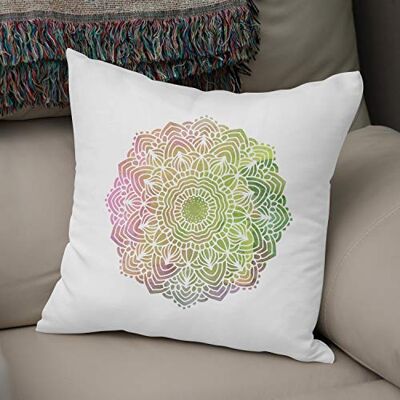 Bonamaison Dekorativt kuddöverdrag, polyester, flerfärgad, 50 x 50 cm Bonamaison Dekorativt kuddöverdrag, polyester, flerfärgad, 50 x 50 cm