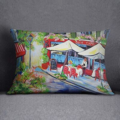 Bonamaison kuddfodral, bomull, flerfärgad, 45 x 45 Bonamaison kuddfodral, bomull, flerfärgad, 45 x 45