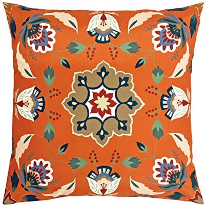 furn. Folk Flora Utomhus Polyester Fylld Kudde Orange, 43 x 43 cm furn. Folk Flora Utomhus Polyester Fylld Kudde Orange, 43 x 43 cm