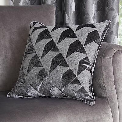Appletree Boutique – Quentin – jacquardfylld kudde – 43 x 43 cm i silver Appletree Boutique – Quentin – jacquardfylld kudde – 43 x 43 cm i silver