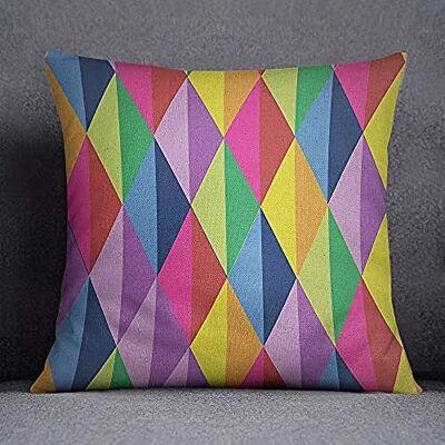 Bonamaison kuddfodral, bomull, flerfärgad, 45 x 45 Bonamaison kuddfodral, bomull, flerfärgad, 45 x 45