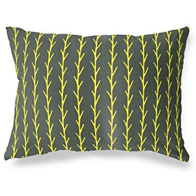 Bonamaison dekorativt kuddöverdrag, neongul blomma prydnadskuddöverdrag, hem dekorativa örngott för vardagsrum, soffa, sovrum, storlek: 45 x 60 cm Designad och tillverkad i Turkiet Bonamaison dekorativt kuddöverdrag, neongul blomma prydnadskuddöverdrag, hem dekorativa örngott för vardagsrum, soffa, sovrum, storlek: 45 x 60 cm Designad och tillverkad i Turkiet