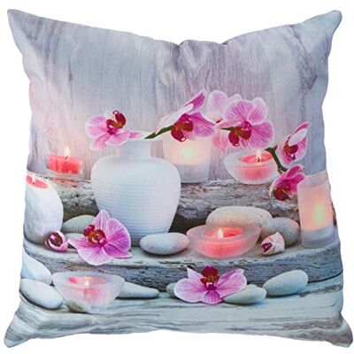 ARIANE kudde, polyester, flerfärgad 40 x 40 x 2,5 cm ARIANE kudde, polyester, flerfärgad 40 x 40 x 2,5 cm