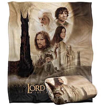 LOGOVISION LORD OF THE RINGS Silkeslen Touch Supermjuk filt, 152 x 127 cm LOGOVISION LORD OF THE RINGS Silkeslen Touch Supermjuk filt, 152 x 127 cm
