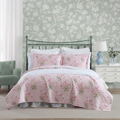 Laura Ashley – påslakanset som andas premiumsängkläder med matchande örngott, blommig rumsdekor, lyxigt mjuk heminredning (Veronicas bukett rosa, drottning) Laura Ashley – påslakanset som andas premiumsängkläder med matchande örngott, blommig rumsdekor, lyxigt mjuk heminredning (Veronicas bukett rosa, drottning)