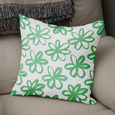 Bonamaison dekorativt kuddöverdrag bensingrön, vit prydnadskuddöverdrag, heminredning örngott för vardagsrum, soffa, sovrum, storlek: 50 x 50 cm Designad och tillverkad i Turkiet Bonamaison dekorativt kuddöverdrag bensingrön, vit prydnadskuddöverdrag, heminredning örngott för vardagsrum, soffa, sovrum, storlek: 50 x 50 cm Designad och tillverkad i Turkiet