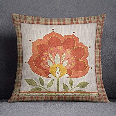 Bonamaison kuddfodral, bomull, flerfärgad, 45 x 45 Bonamaison kuddfodral, bomull, flerfärgad, 45 x 45