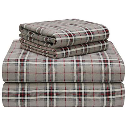 pointehaven 180 GSM lyxigt bomullslakan med tryck, Twin XL, Derby pointehaven 180 GSM lyxigt bomullslakan med tryck, Twin XL, Derby