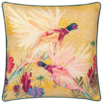 furn. Wylder natur land vildmark fasan blomma tryckt kuddöverdrag guld 45 x 45 cm furn. Wylder natur land vildmark fasan blomma tryckt kuddöverdrag guld 45 x 45 cm