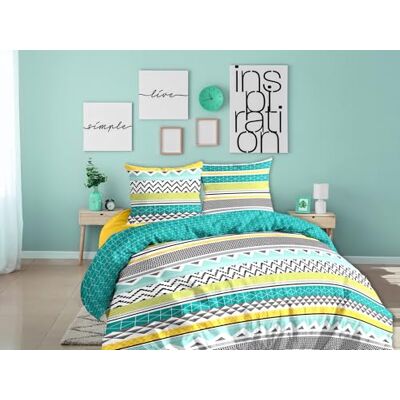 CALITEX 3-delat set 240 x 220 cm GRAPHICMIX, 100 procent_bomull, flerfärgad, 240_x_220_cm CALITEX 3-delat set 240 x 220 cm GRAPHICMIX, 100 procent_bomull, flerfärgad, 240_x_220_cm
