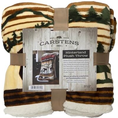 Carstens Mjuk sherpa plysch prydnadsfilt, inlandskollektion 137 cm x 172 cm Carstens Mjuk sherpa plysch prydnadsfilt, inlandskollektion 137 cm x 172 cm