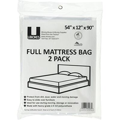 Uboxes Heltäckande madrass Poly överdrag, 137 x 30 x 228 cm, 2-pack, klar (FULLSCOVER02) Uboxes Heltäckande madrass Poly överdrag, 137 x 30 x 228 cm, 2-pack, klar (FULLSCOVER02)