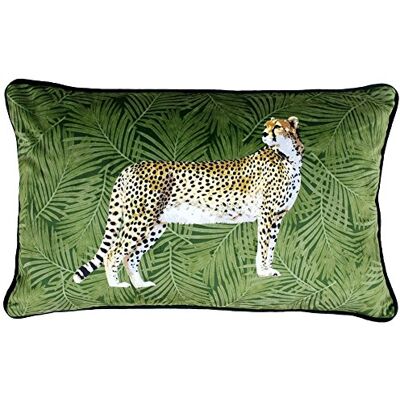 Paoletti Gepard Skog Sammetkuddeöverdrag - Grön - 30x50 Cm Paoletti Gepard Skog Sammetkuddeöverdrag - Grön - 30x50 Cm