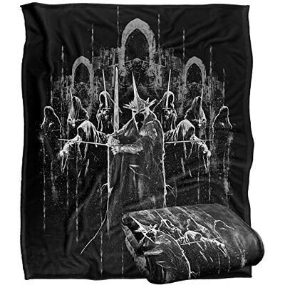 LOGOVISION LORD OF THE RINGS Ring Wraiths Silkeslen Touch Supermjuk Filt, 152 x 127 cm LOGOVISION LORD OF THE RINGS Ring Wraiths Silkeslen Touch Supermjuk Filt, 152 x 127 cm