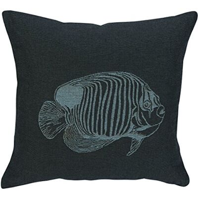 Autrement Dit Med andra ord – kudde N ° 1–45 x 45 x 18 cm – modell: antracit fisk Autrement Dit Med andra ord – kudde N ° 1–45 x 45 x 18 cm – modell: antracit fisk