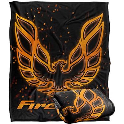 LOGOVISION Pontiac filt, 152 x 127 cm Firebird Eagle logo silkeslen känsla supermjuk överkastfilt LOGOVISION Pontiac filt, 152 x 127 cm Firebird Eagle logo silkeslen känsla supermjuk överkastfilt