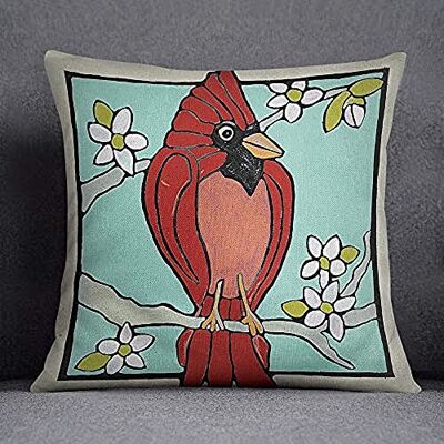 Bonamaison kuddfodral, bomull, flerfärgad, 45 x 45 Bonamaison kuddfodral, bomull, flerfärgad, 45 x 45
