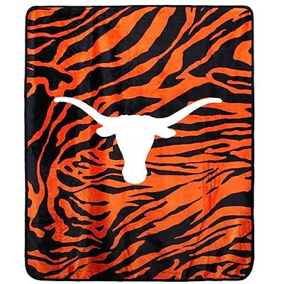 College Covers Liten Raschel prydnadsfilt, 127 cm x 152 cm, Texas Longhorns, THSM College Covers Liten Raschel prydnadsfilt, 127 cm x 152 cm, Texas Longhorns, THSM