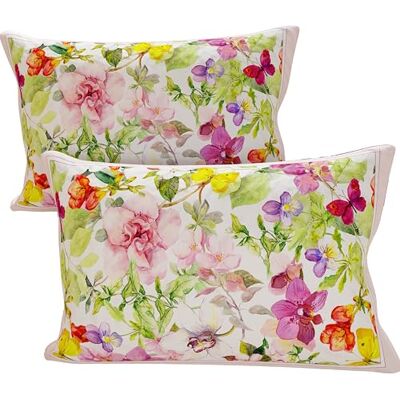 PETTI Artigiani Italiani PETTI Hantverkare Italienska Par örngott Sängkuddar, örngott Digital Print Design Fjärilar, 100% Microfiber Anallergisk, 100% Made in Italy PETTI Artigiani Italiani PETTI Hantverkare Italienska Par örngott Sängkuddar, örngott Digital Print Design Fjärilar, 100% Microfiber Anallergisk, 100% Made in Italy