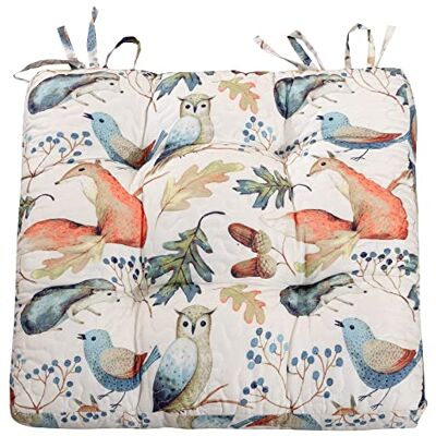 Greenland Home Fashions Greenland Home Trippelvadderad stoldyna, set med 4, 45 x 45 cm (18 x 18 tum), pilträ 4 st Greenland Home Fashions Greenland Home Trippelvadderad stoldyna, set med 4, 45 x 45 cm (18 x 18 tum), pilträ 4 st
