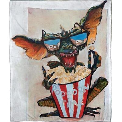 Northwest Warner Bros 100:e firande silke touch överkast, 127 cm x 152 cm, målad Gremlin Northwest Warner Bros 100:e firande silke touch överkast, 127 cm x 152 cm, målad Gremlin