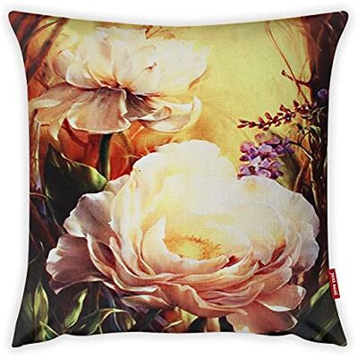 Bonamaison kuddfodral, bomull, flerfärgad, 45 x 45 Bonamaison kuddfodral, bomull, flerfärgad, 45 x 45