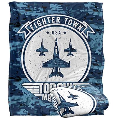 LOGOVISION Topppistol: Maverick filt, 152 x 127 cm Fighter Town USA silkeslen touch supermjuk överkastfilt LOGOVISION Topppistol: Maverick filt, 152 x 127 cm Fighter Town USA silkeslen touch supermjuk överkastfilt