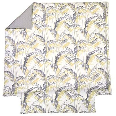 Sanderson Blanc des Vosges Palm House Anthracite påslakan 140 x 200 cm satin 100% bomull Sanderson Blanc des Vosges Palm House Anthracite påslakan 140 x 200 cm satin 100% bomull