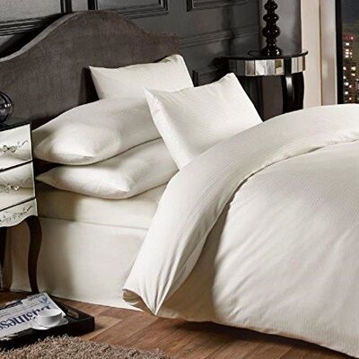 Emma Barclay Grovesnor Satin ränder bomull rikt trådantal 1000 Oxford pilllowcase, polyester, krämfärgad Emma Barclay Grovesnor Satin ränder bomull rikt trådantal 1000 Oxford pilllowcase, polyester, krämfärgad