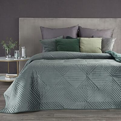 Sofia Mörk Mint Överkast - 220x240 cm - Lyxiga sängkläder Sofia Mörk Mint Överkast - 220x240 cm - Lyxiga sängkläder