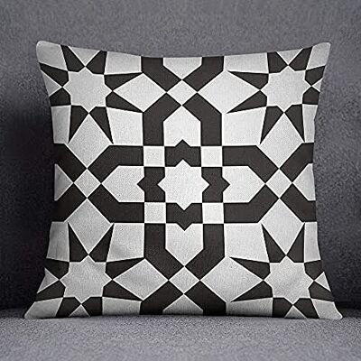 Bonamaison kuddfodral, bomull, flerfärgad, 45 x 45 Bonamaison kuddfodral, bomull, flerfärgad, 45 x 45
